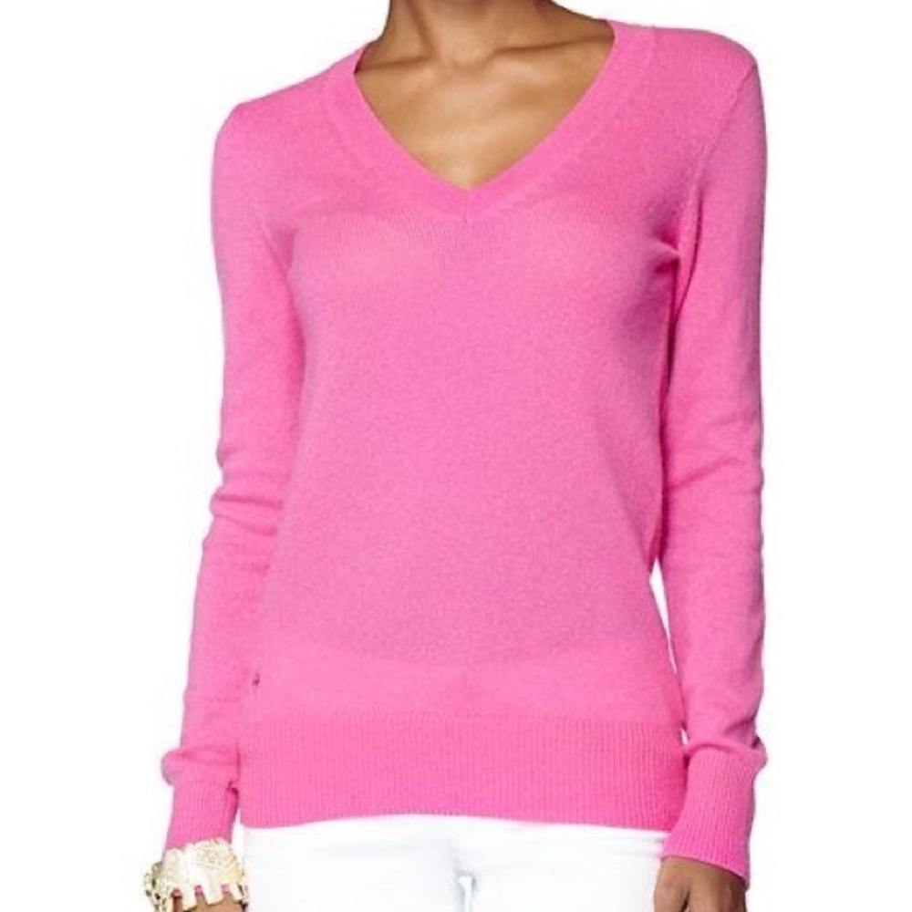 Lilly Pulitzer Cashmere V-Neck Sweater